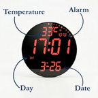 Wifi Digital Wall Clocks - Intelligent Wifi App Control