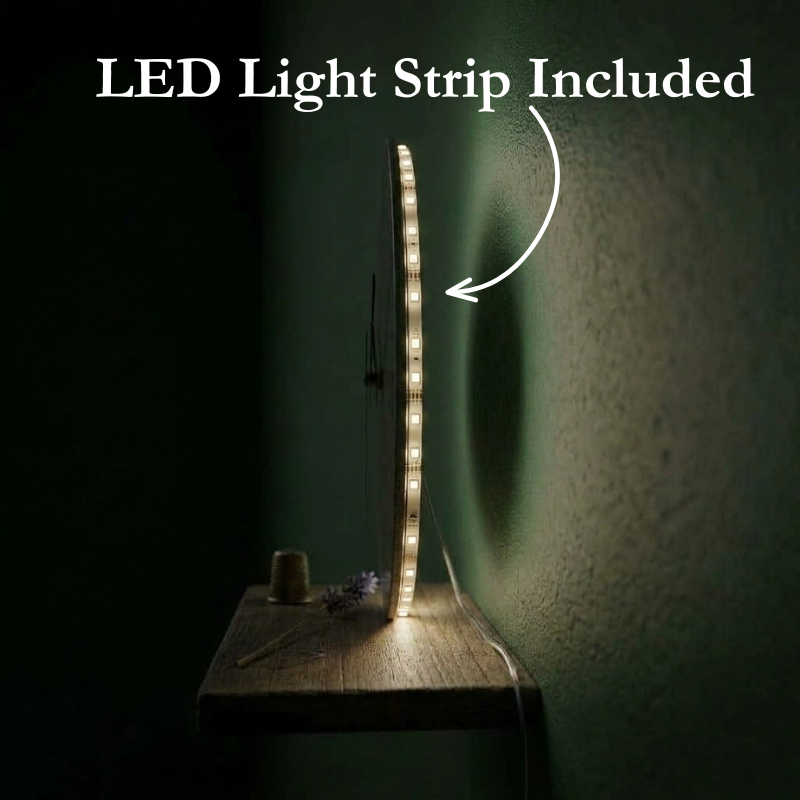Luminous Clock For Living Room Wall Scandinavian Design Silent
