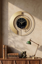 Luxury Large Metal Wall Clock - Gold Edition