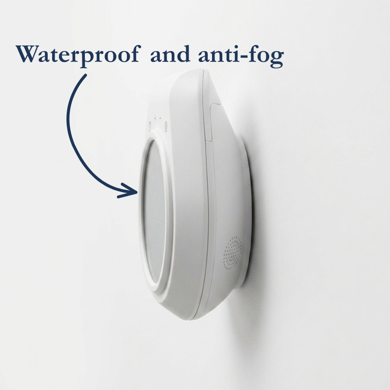 Clock Wall Kitchen Digital Anti Fog Waterproof