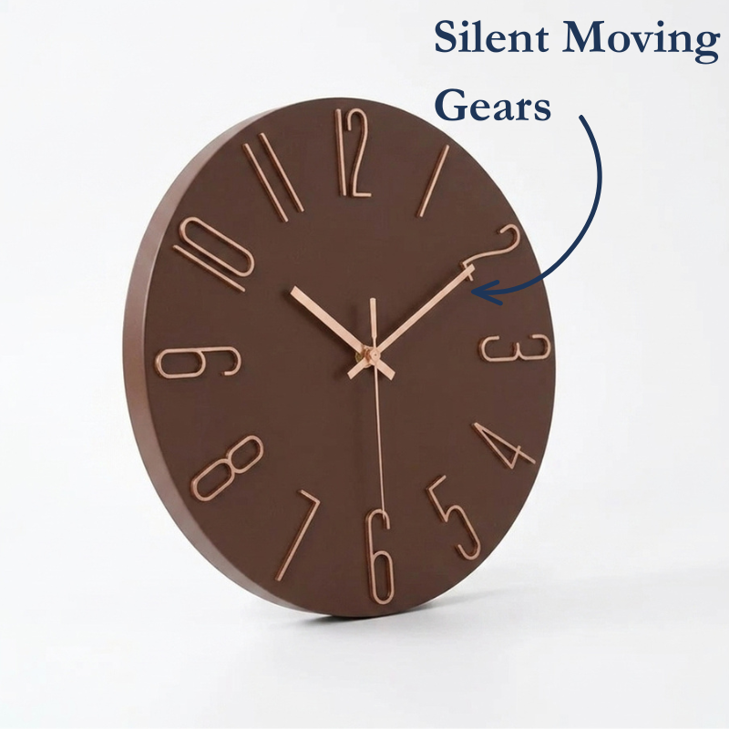 Modern Style Wall Clock Round Silent