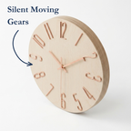 Wall Clock Modern Round Silent