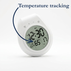 Clock Wall Kitchen Digital Anti Fog Waterproof