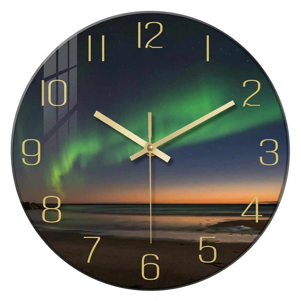 Beach Wall Clock – Modern Wall Clock, Silent Quartz