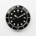 14-Inch Metal Luminous Watch Wall Clock - Black H5 - Living Room