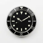 14-Inch Metal Luminous Watch Wall Clock - Black H5 - Living Room