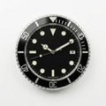 14-Inch Metal Luminous Watch Wall Clock - Black H5 - Living Room
