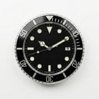 14-Inch Metal Luminous Watch Wall Clock - Black H5 - Living Room