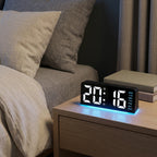 Digital Alarm Clock with Mood Light – USB Powered