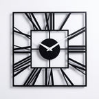Silent Wall Clock with Roman Numerals