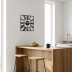 Silent Wall Clock with Roman Numerals