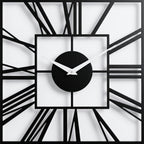 Silent Wall Clock with Roman Numerals