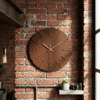 Modern Round 3D Number Wall Clock