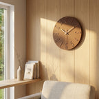 Modern Round 3D Number Wall Clock