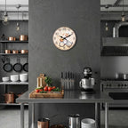 Italian Chef Cartoon Wall Clock – Kitchen Wall Clock, Silent Quartz