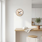 Italian Chef Cartoon Wall Clock – Kitchen Wall Clock, Silent Quartz