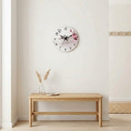 Bird Design Wall Clock For Living Room, Silent Quartz