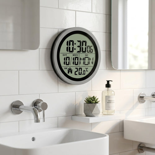 Digital Shower Clock - Waterproof