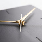 Modern Square Smart Metal Wall Clock - Black Wall Clock