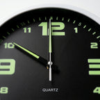 Luminous Silent Wall Clock – 20cm