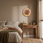 Silent Quartz Wooden Wall Clock