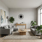 Modern Living Room Wall Clock – Silent Quartz
