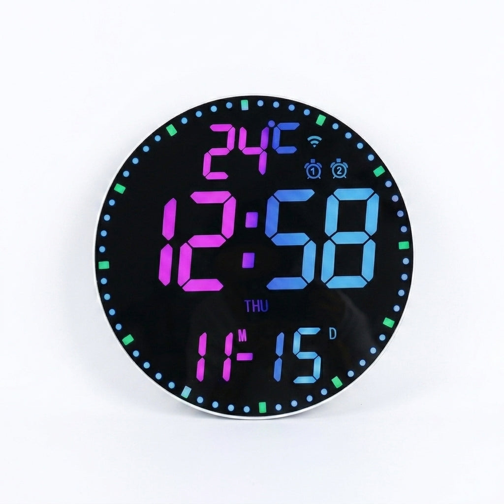 LED Digital Wall Clocks - Intelligent Wifi App Control