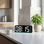 Digital Alarm Clock with Mood Light – USB Powered