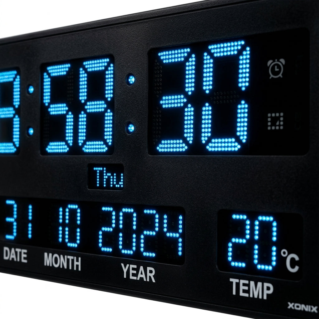 Large LED Digital Wall Clock