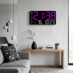Multi-Option Digital Wall Clock