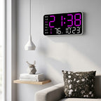 Multi-Option Digital Wall Clock