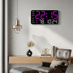 Multi-Option Digital Wall Clock