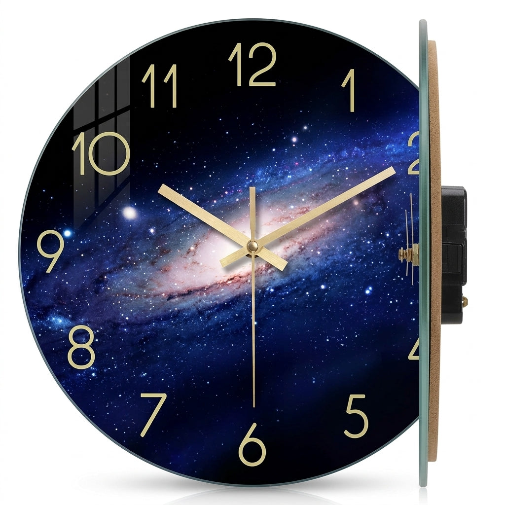 Starry Sky Wall Clock – Modern Wall Clock, Silent Quartz