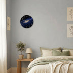 Starry Sky Wall Clock – Modern Wall Clock, Silent Quartz