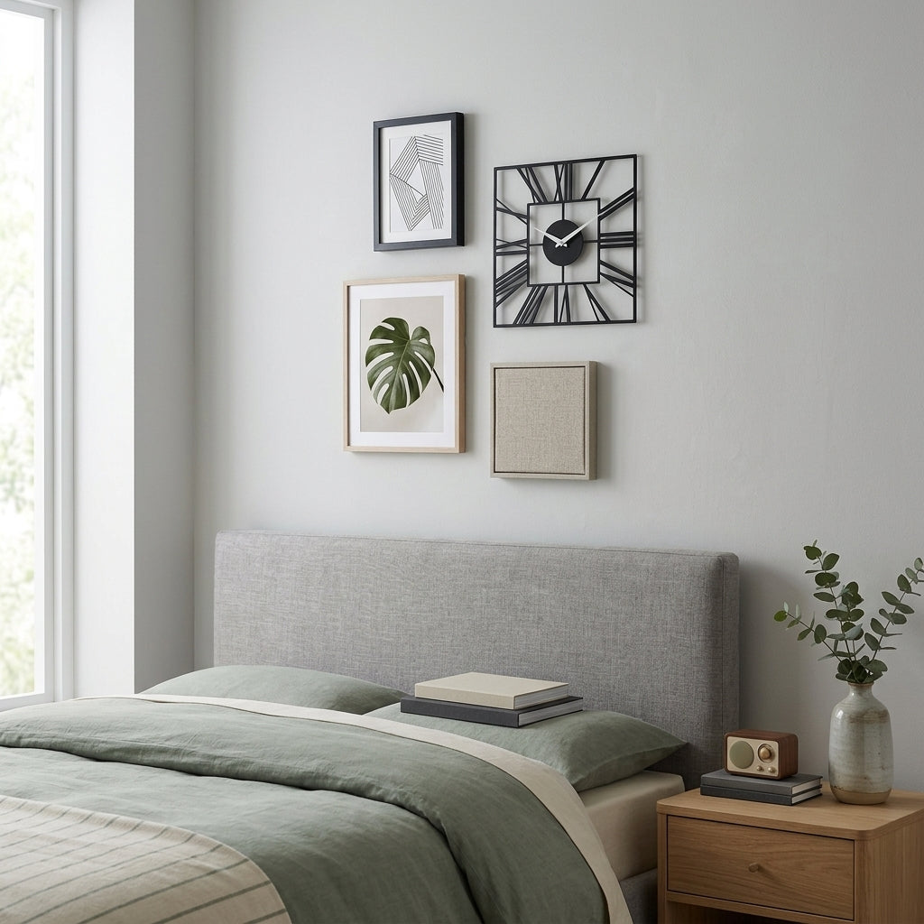 Silent Wall Clock with Roman Numerals