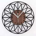 Modern Minimalist Atmospheric Acrylic Wooden Wall Clock