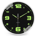 Luminous Silent Wall Clock – 20cm