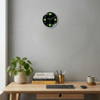 Luminous Silent Wall Clock – 20cm