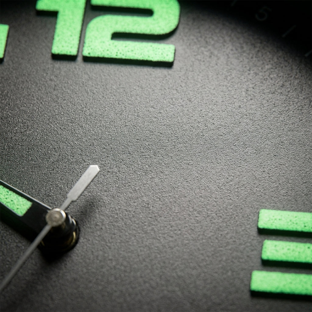 Luminous Silent Wall Clock – 20cm