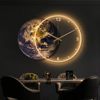Large LED Wall Clock, Illuminated Clock