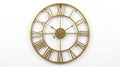 Large Nordic art Wall Clock - Gold Edition
