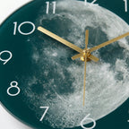 Luxury Glass Wall Clock, Modern Silent Clock Design