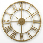 Large Nordic art Wall Clock - Gold Edition