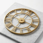 Large Nordic art Wall Clock - Gold Edition