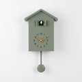 Pendulum Wall Clock For Living Room Cuckoo Green