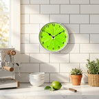 Lime Fruit Brief Quartz Wall Clock