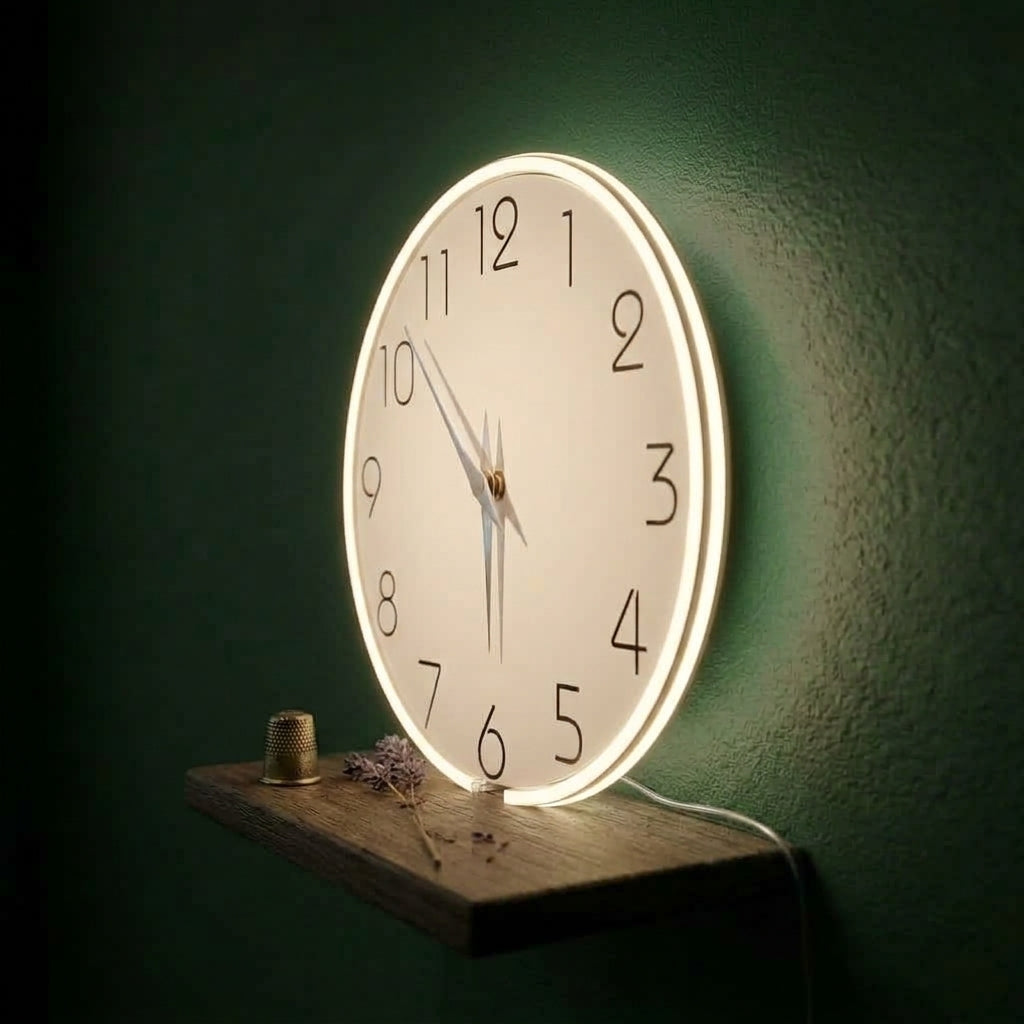 illuminated Modern Silent Wall Clock