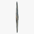 Blue & Gold Marble Pattern Modern Wall Clock