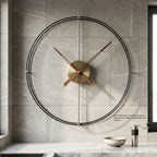 Large Wall Clock - Modern Metal