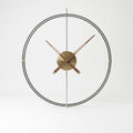 Large Wall Clock - Modern Metal